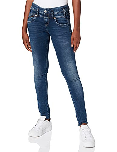 Herrlicher Damen Slim Slim Jeans Pearl Slim, Blau (Vintage 754032), 25W / 32L (Herstellergröße: 25W / 32L) im Sale